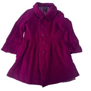 Forever 21 Girls Pink Peacoat - Size Small, Lined